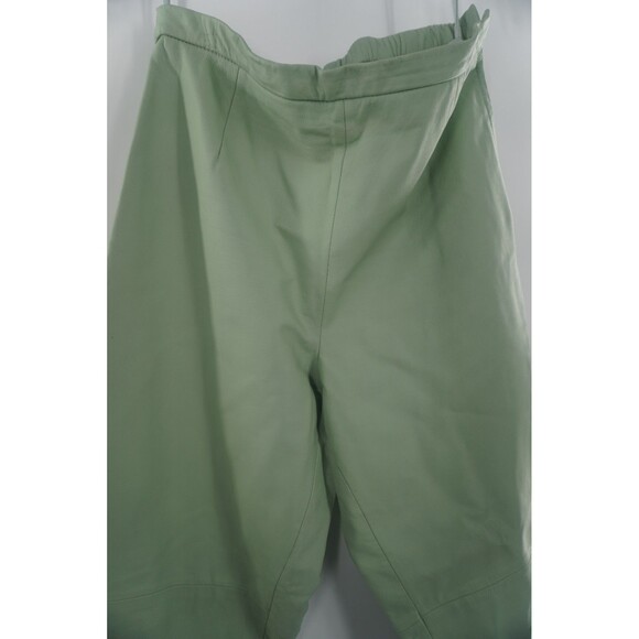 Terry Lewis Classic Luxuries Genuine Leather Straight Pant Seafoam Green Size 12 - Picture 7 of 9